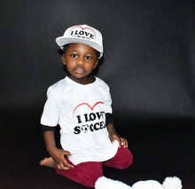 Load image into Gallery viewer, Youth I love Soccer Shirts.