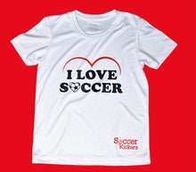 Load image into Gallery viewer, Youth I love Soccer Shirts.